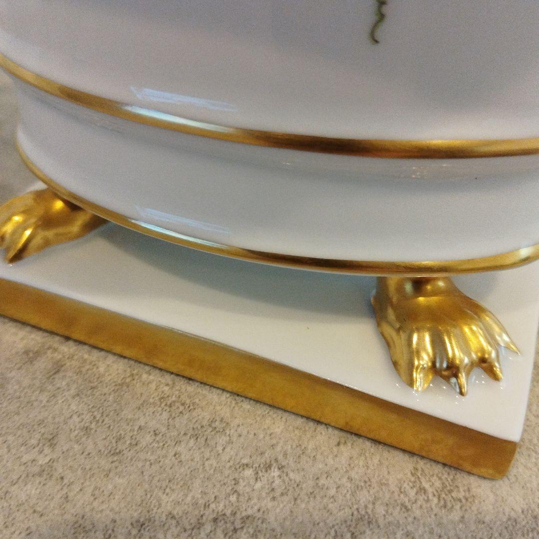 ヘレンド　フラワーベース　インテリア　楕円形　置物