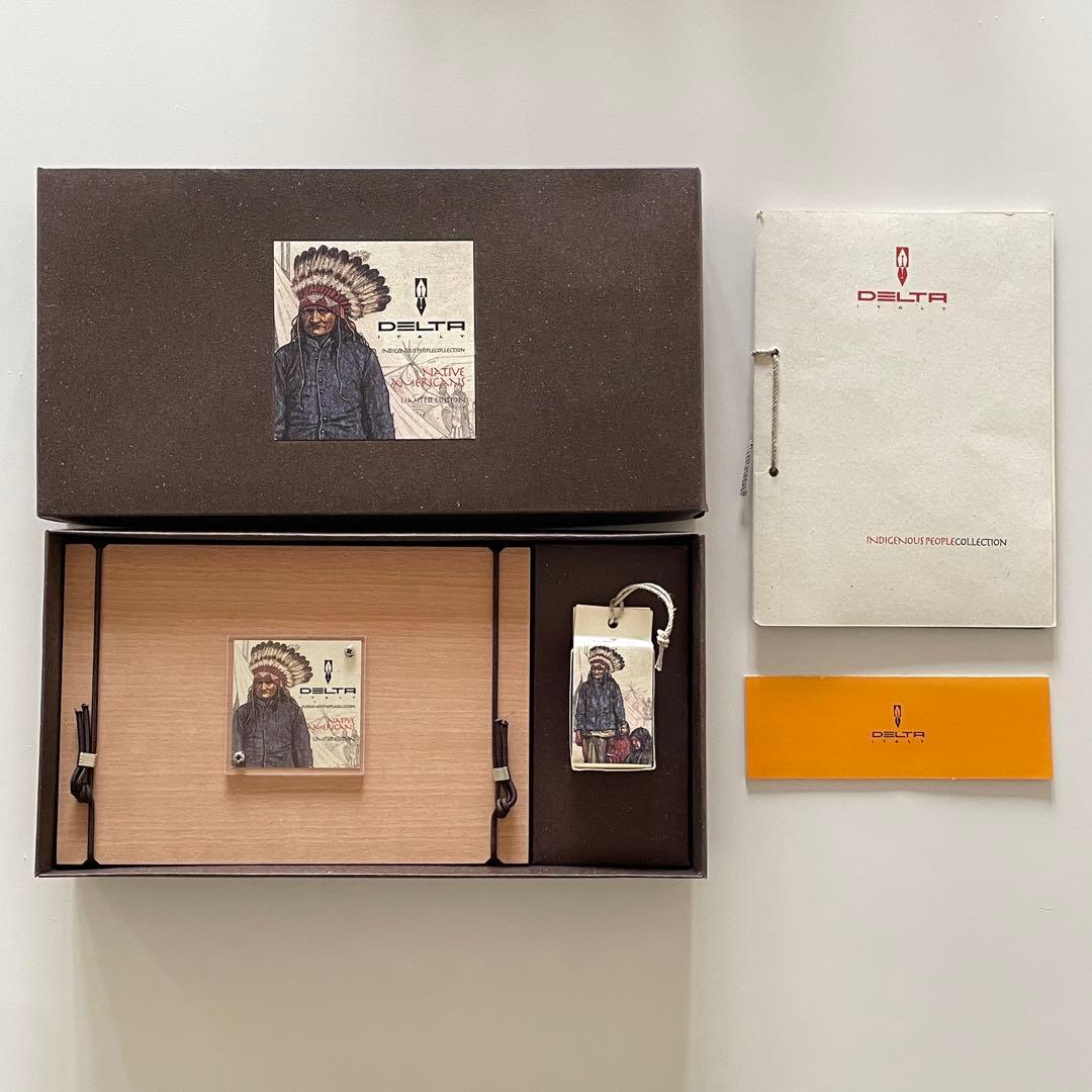 DELTA 少数民族シリーズ2003 ネイティブアメリカン 18K M 万年筆