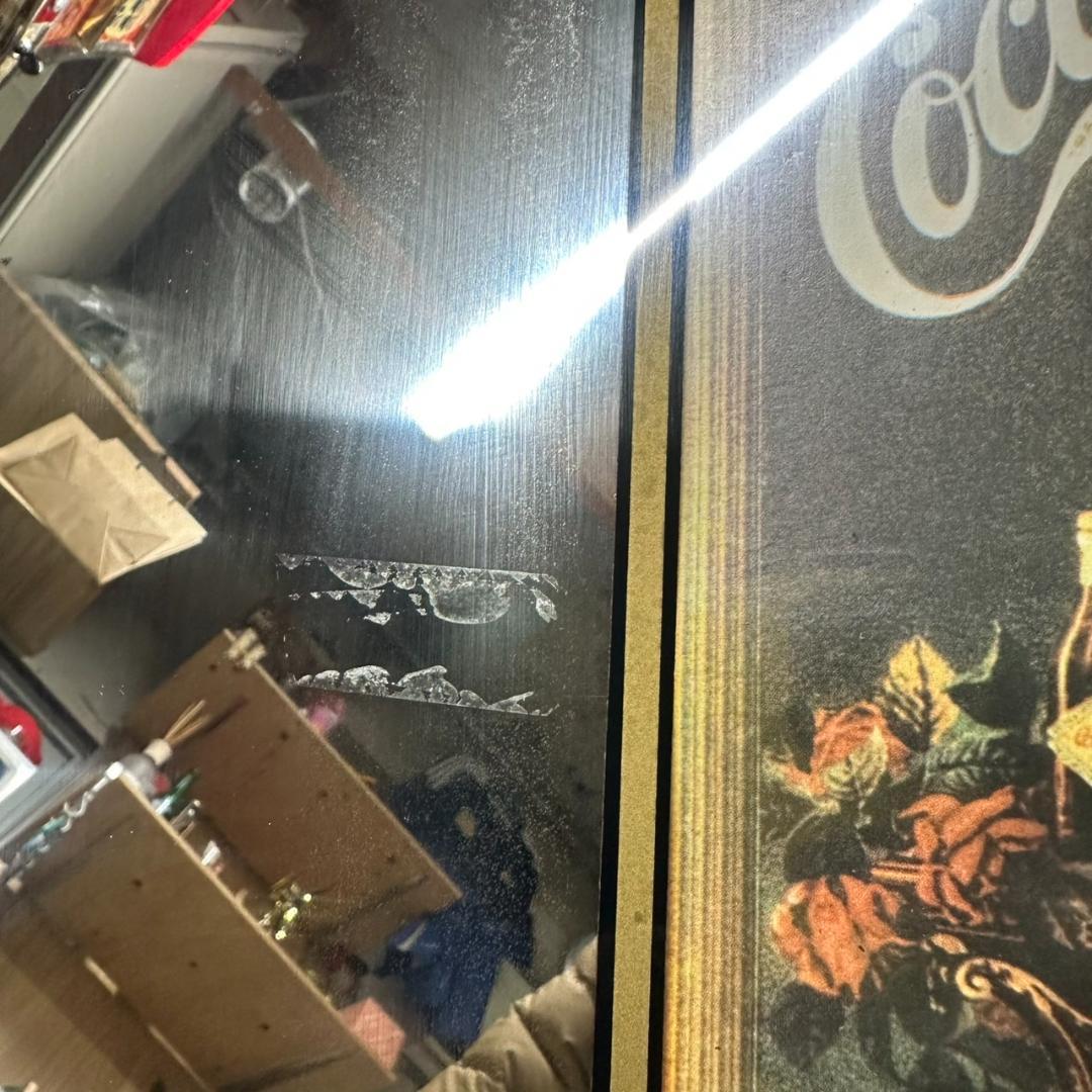 大型　希少 コカ・コーラ 　ヴィンテージ　 パブミラー Coca Cola