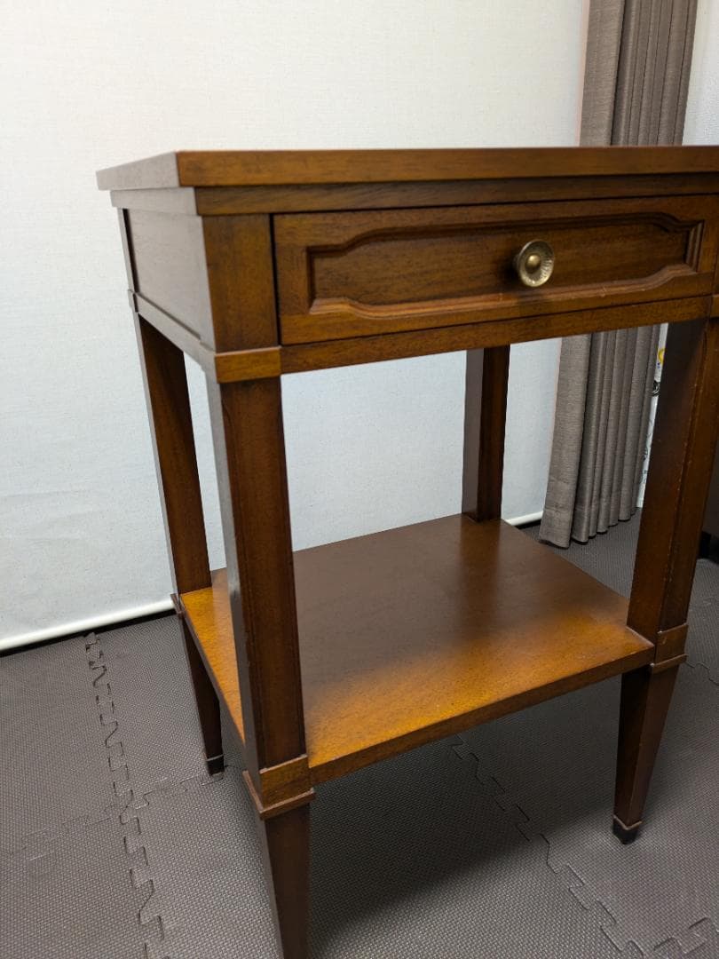 EJK39 ドレクセルヘリテイジ トライユン サイドテーブル 電話台 マホガニー