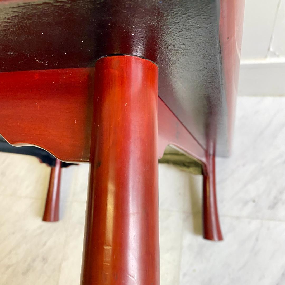 【森繁 MORISHIGE】昭和レトロ 木製 座卓 ローテーブル｜小振り