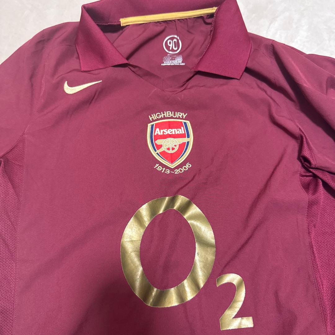 アーセナル Nike ワインレッドシャツ