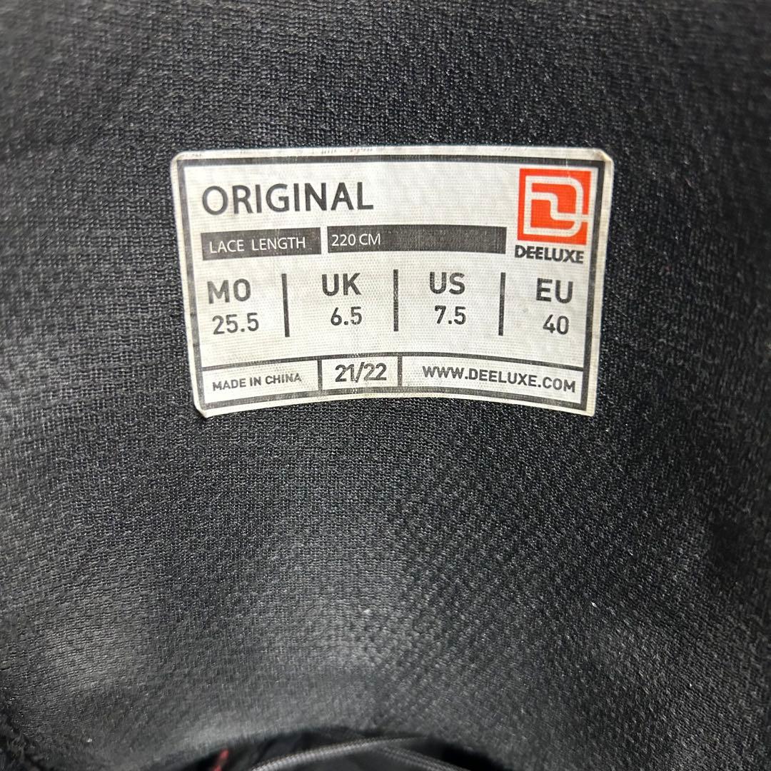 ディーラックス DEELUXE スノーボード ブーツ グレー 25.5cm