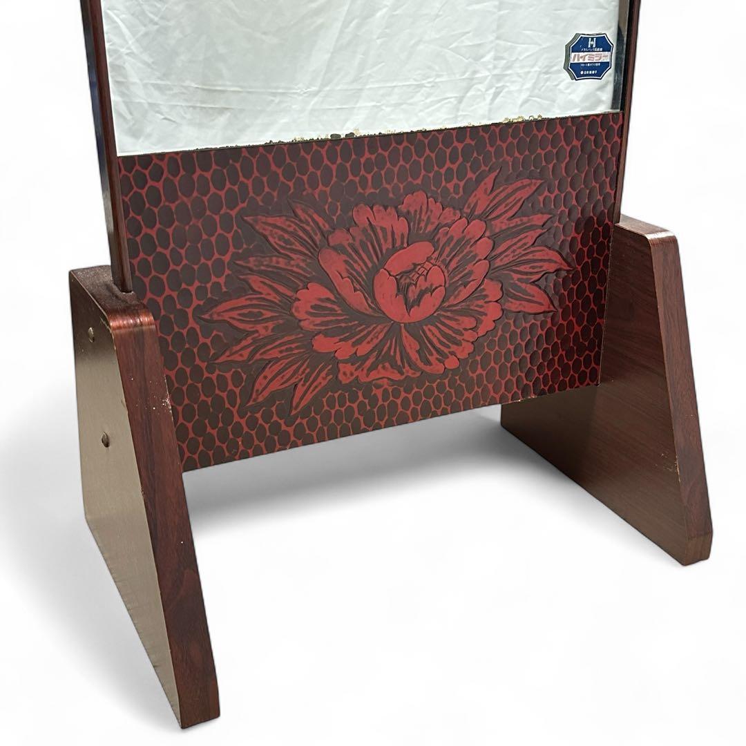 鎌倉彫 姿見 鏡 和風 豪華 和室 着付け 和装