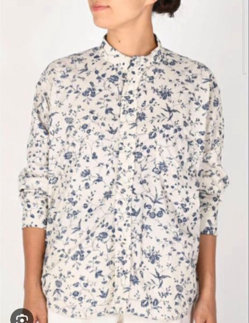 45R フラワータペット 908 オーシャンスタンドシャツブラウス 45rpm