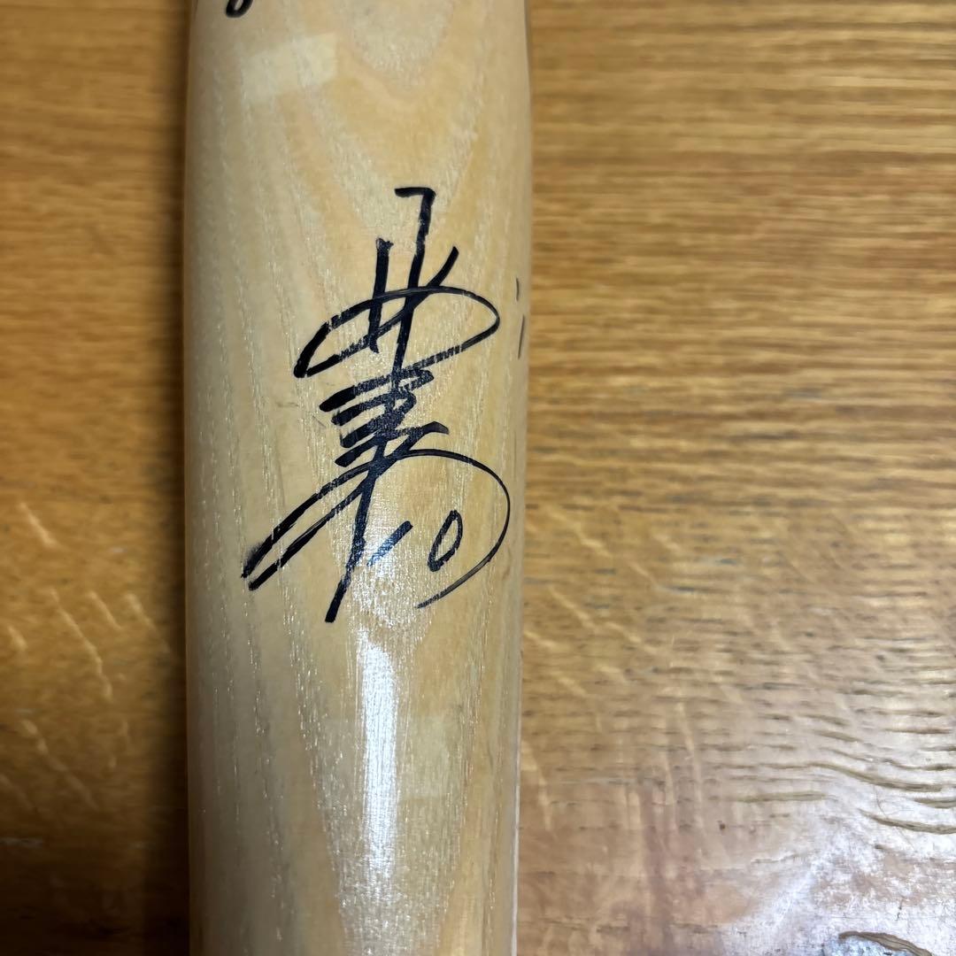 希少　読売ジャイアンツ　複数選手直筆サイン　バット