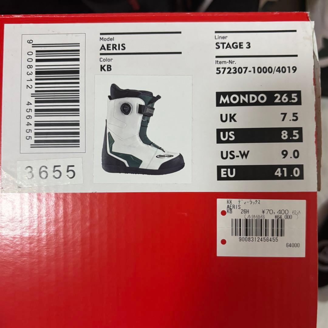 スノーボード DEELUXE AERIS 26.5