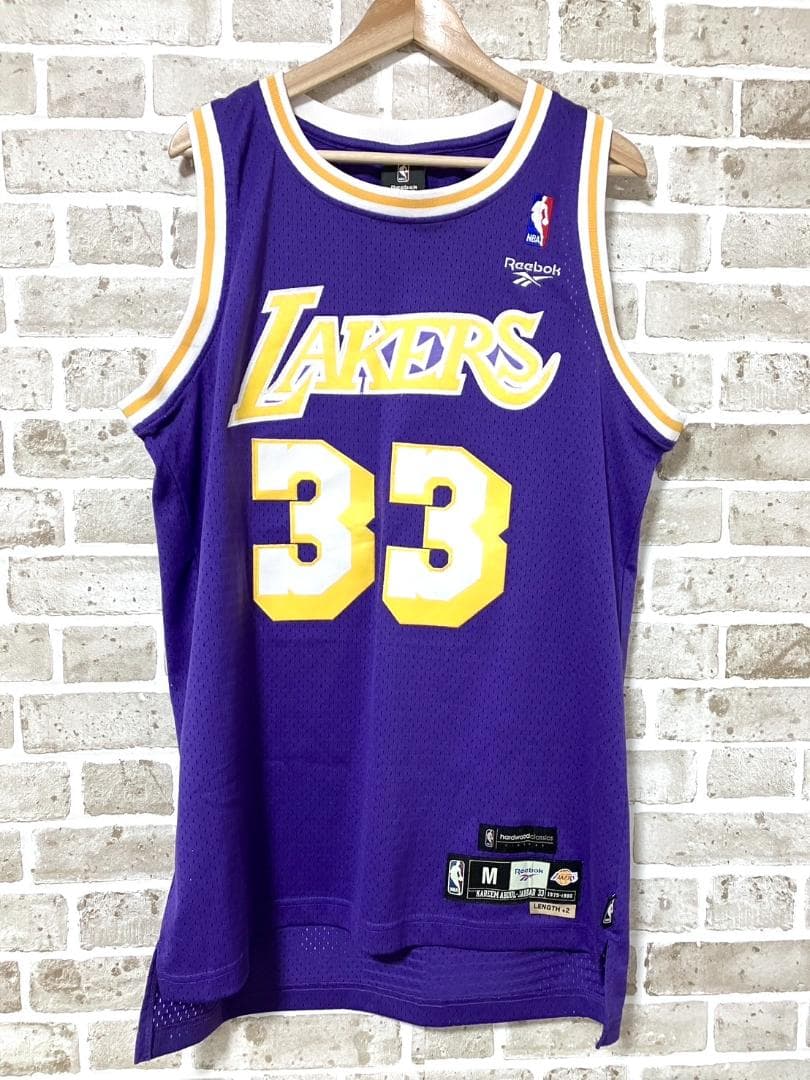 【24時間以内/匿名配送】リーボック レイカーズ カリーム・アブドゥル＝ジャバー