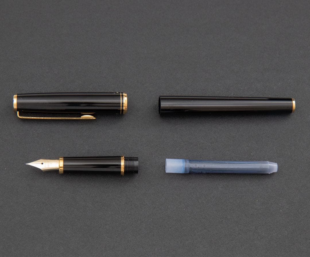 パイロット 万年筆 F 14金　カートリッジ付　PILOT