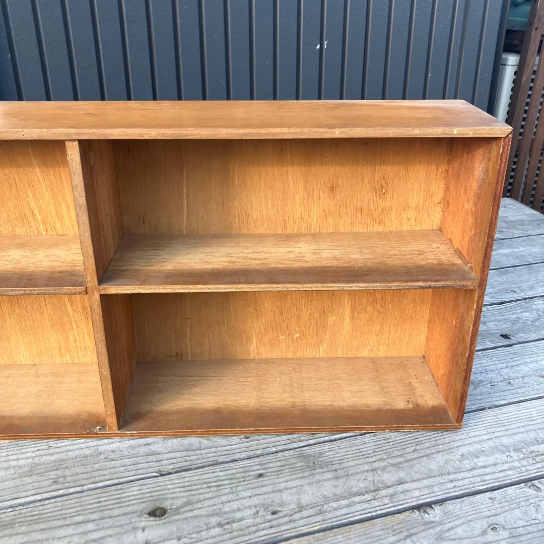 昭和レトロ 古家具 古材 格子型 飾り棚 ディスプレイラック オープンラック