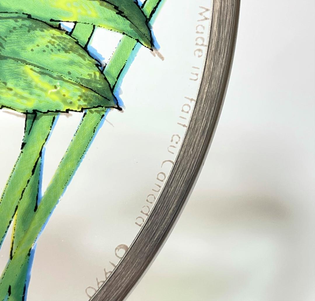 カナダ トロント社製 ステンドグラス サンキャッチャー Wild Rose