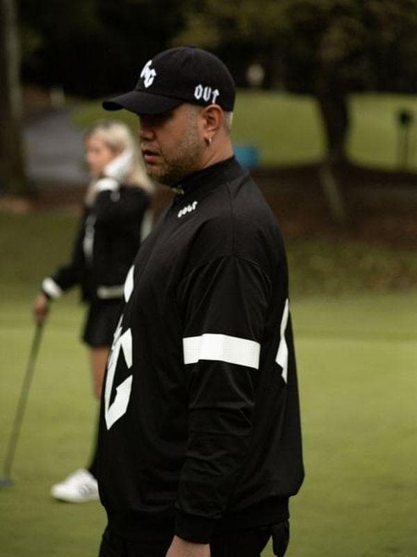 XL 24AW キャプテンズヘルム ゴルフ ダブルメッシュ 長袖 Tシャツ 黒