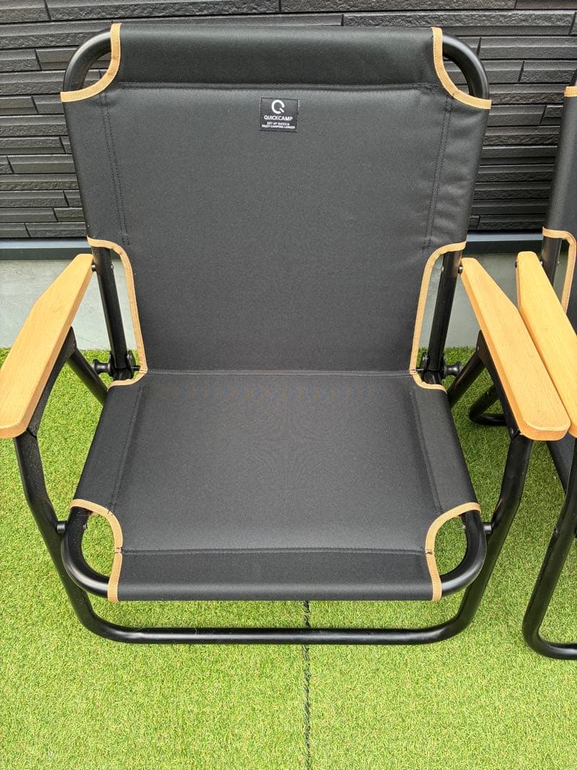 クイックキャンプ折りたたみアウトドアチェア2脚セット