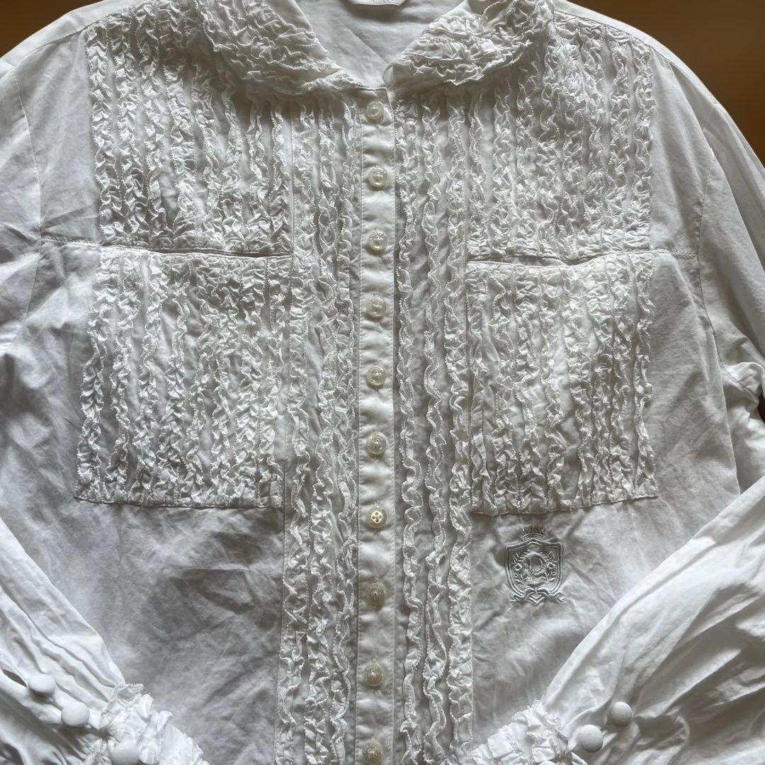 ピンクハウスピコフリルブラウス