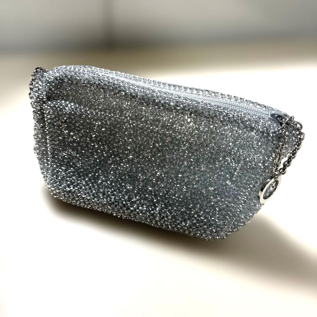 【2回使用】アンテプリマ　リナッシェレ　ショルダー(マチ付き) シルバー