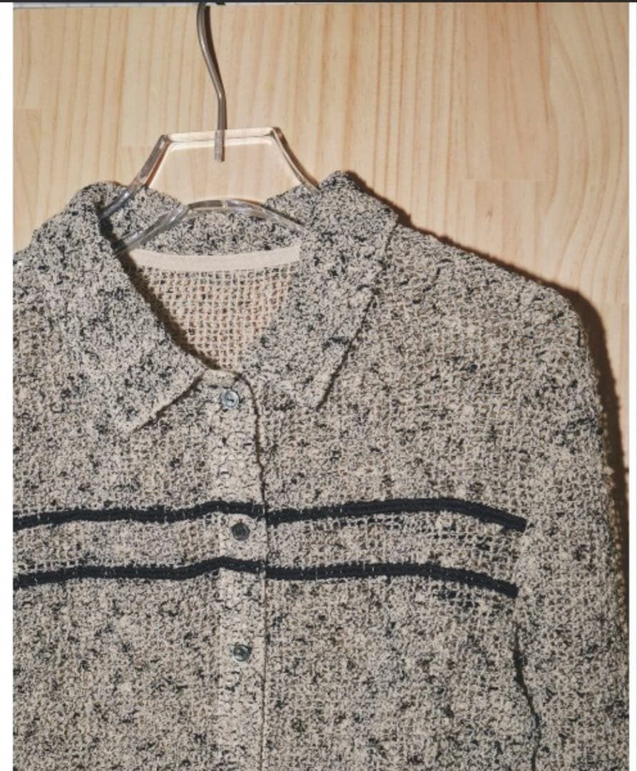 【シュナ】Embroidery Mesh Shirts