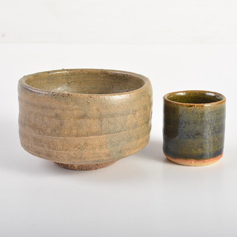 茶道具　飛騨春慶塗　茶箱　茶器揃　茶碗　棗など　五点　一式　共箱　D　R7433