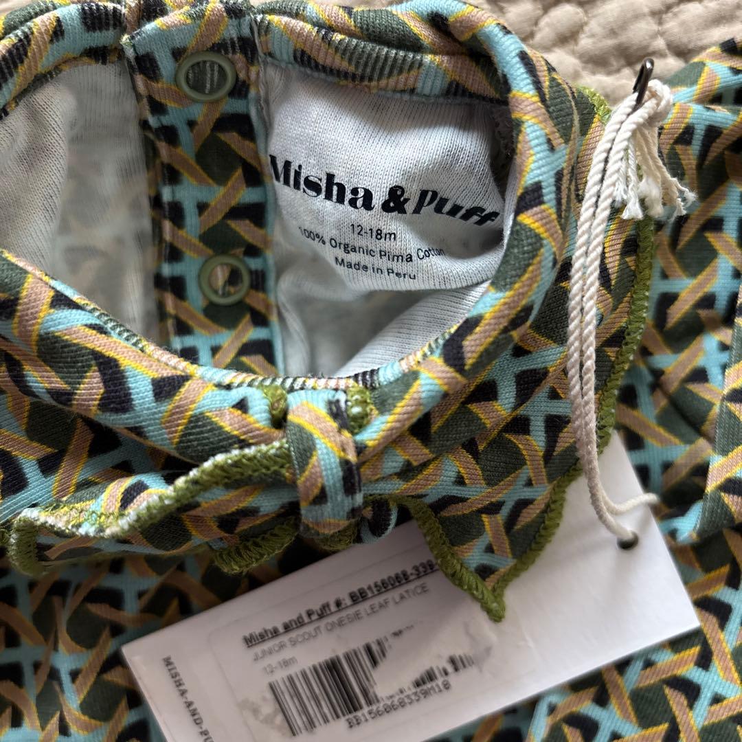 Misha & Puff lattice ロンパース 12-18m