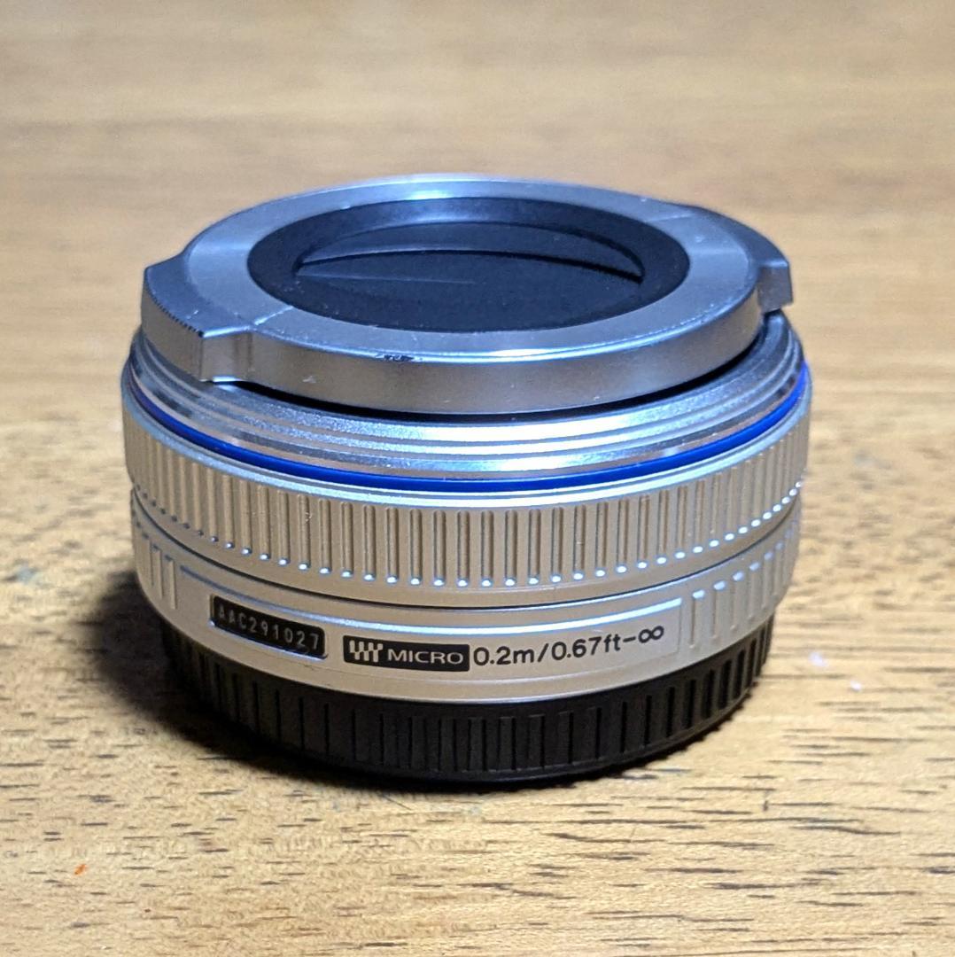 オリンパスM.ZUIKO DIGITA17mm f/2.8自動開閉キャップ付き