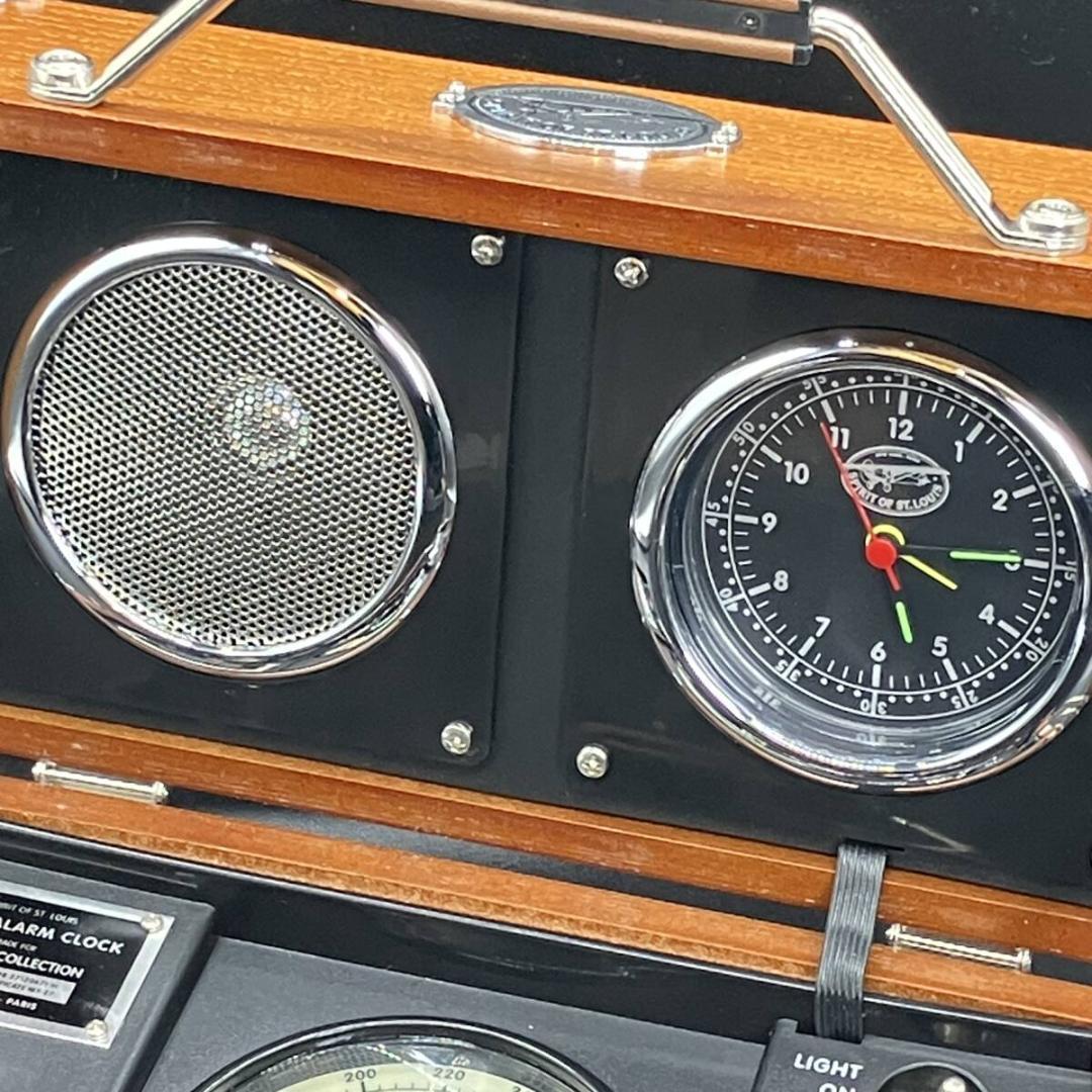 スピリット オブ セントルイス　AM/FMラジオ　アラーム時計　レトロデザイン
