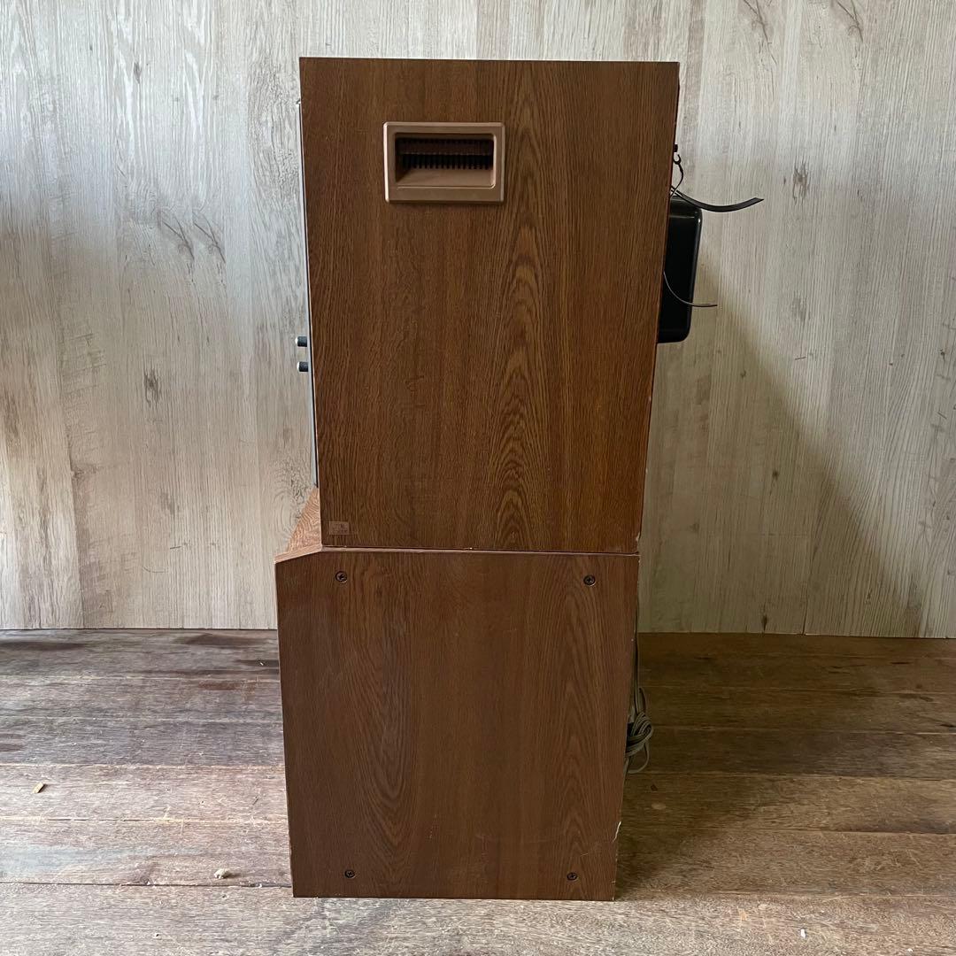 TOSHIBA 東芝18T387E ブラウン管テレビ 77年 専用テレビ台付