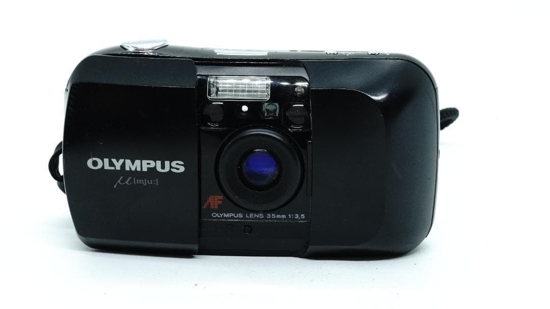 【T2350】 OLYMPUS μ ブラック ① オリンパス ミュー