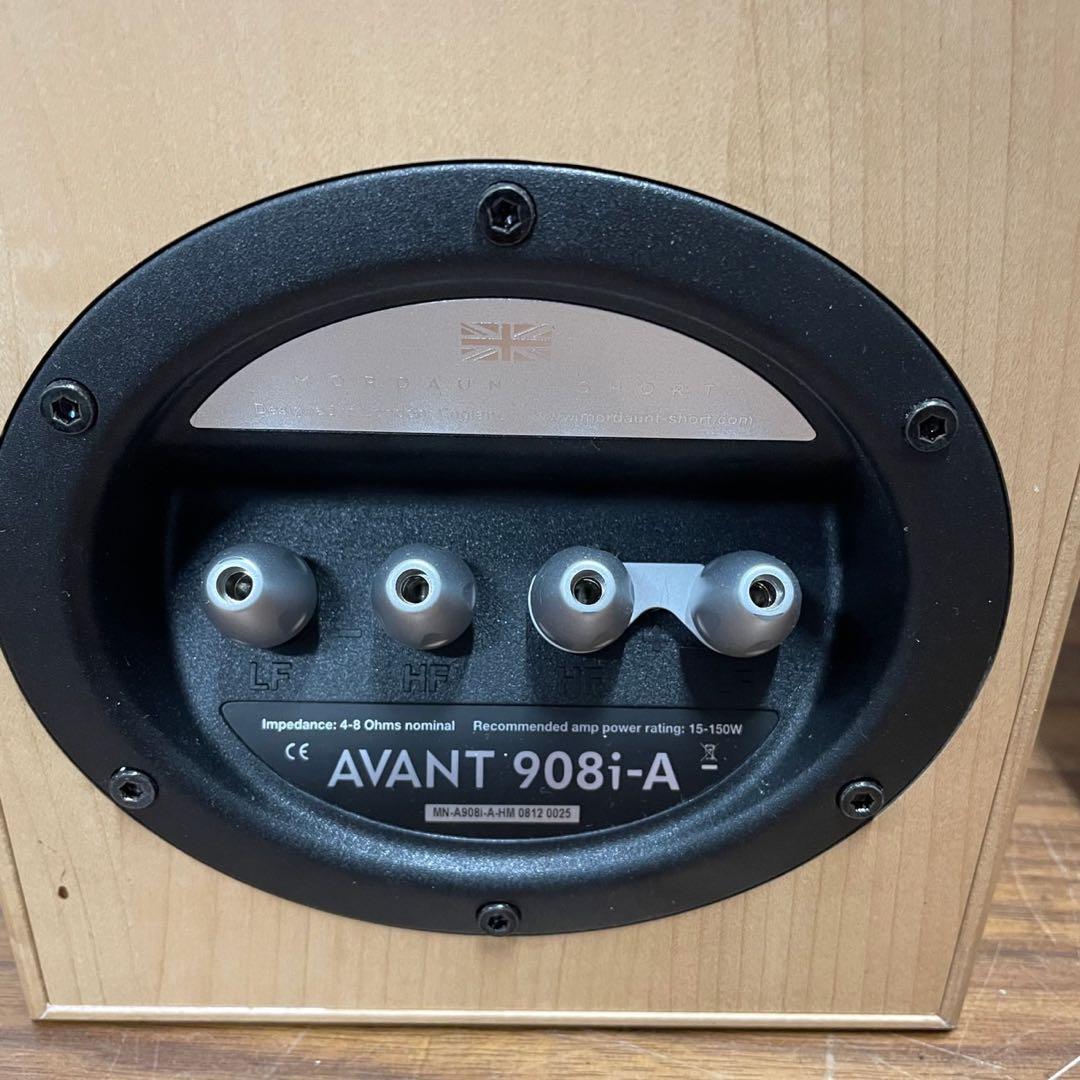 605 極美品 モダンショート AVANT908i スピーカーペア 送料無料