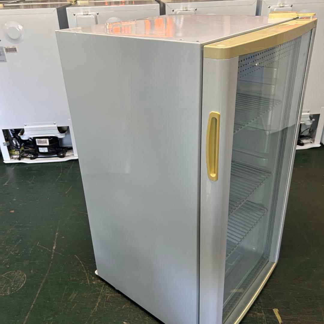 114 業務用 冷蔵ショーケース オフィスコンビニ XW-105 左右開き 小型