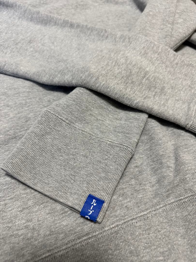 ループウィラー　LW01 丸胴吊り編みクルースウェット　グレー