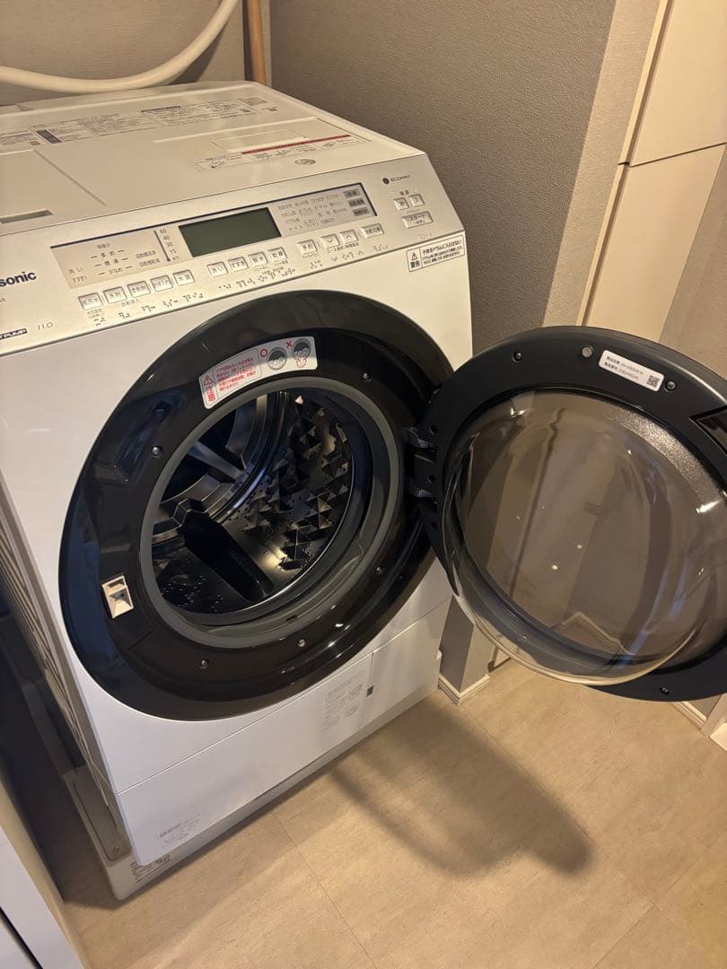 パナソニック ドラム式洗濯機 NA-VX800AR 乾燥6kg 2020年製