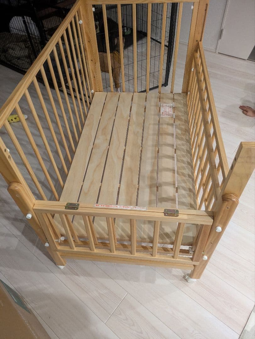 【引き取り限定】大和屋　トールWオープンベビーベッド