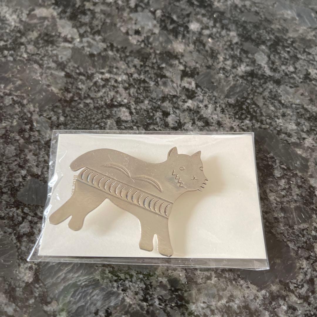 ADRAR シルバー　ブローチ　ネコ　新品未使用　ハルポ　ズニ　ロンハーマン