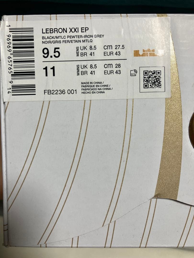 Nike lebron21 ep ナイキ レブロン21