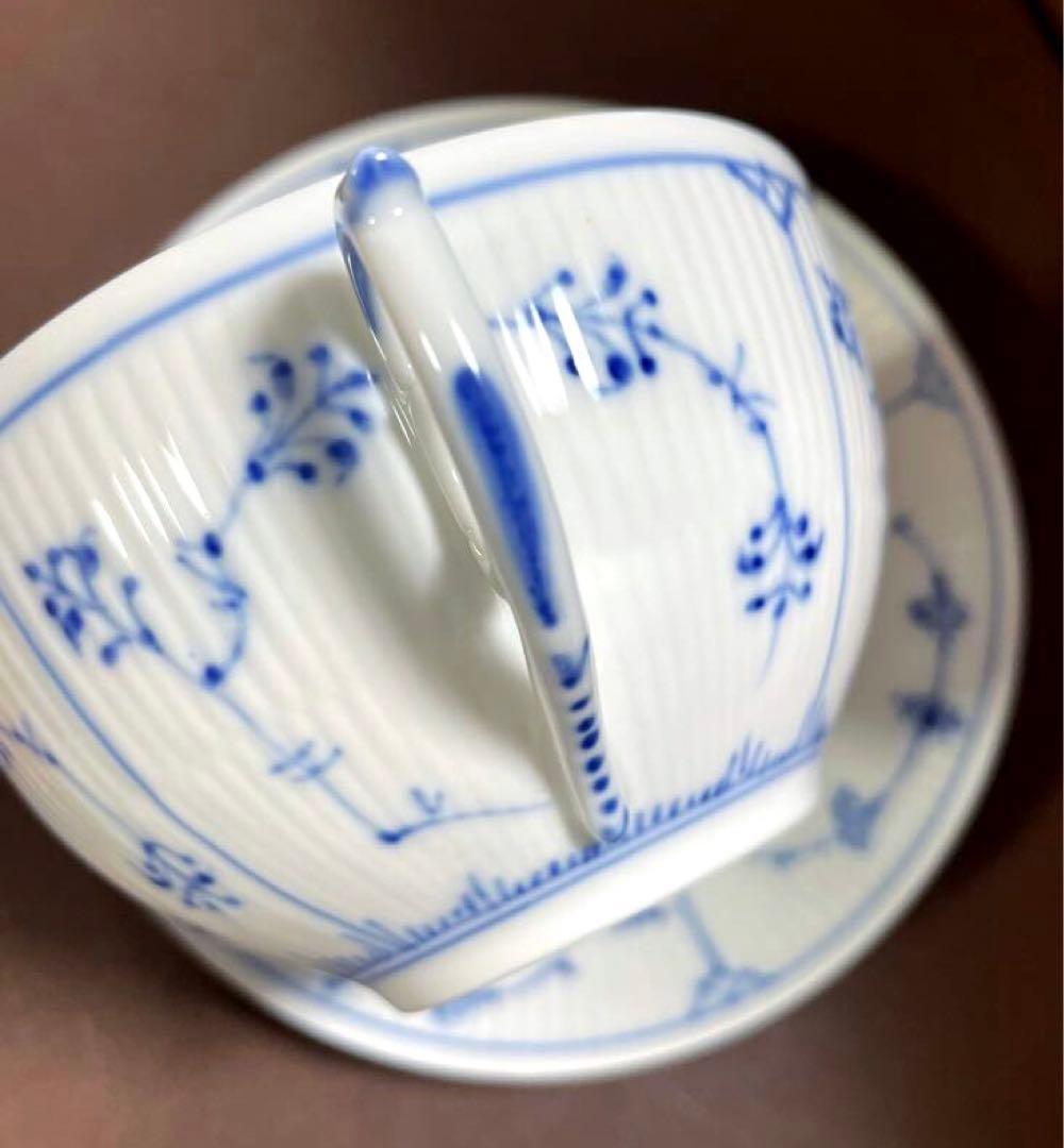 あ*ん様 ロイヤルコペンハーゲンブルーフルーテッドプレインスープカップ＆ソーサー