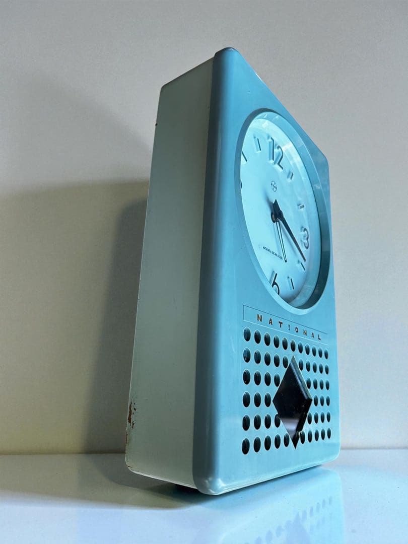 柱時計 極美品 実働品 NATIONAL トランジスター レトロ アナログ時計