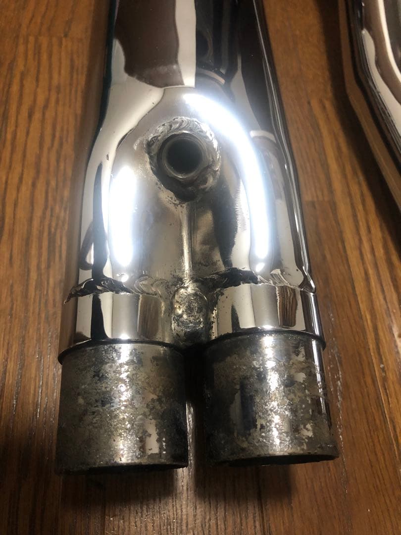 ブルバード400 ケンテックマフラー 2in1ローライダースラッシュカット