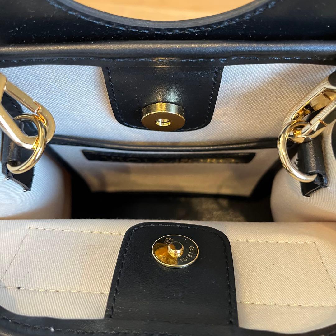 ヴィオラドーロ　ショルダーバッグ　2way キャンバス　レザー