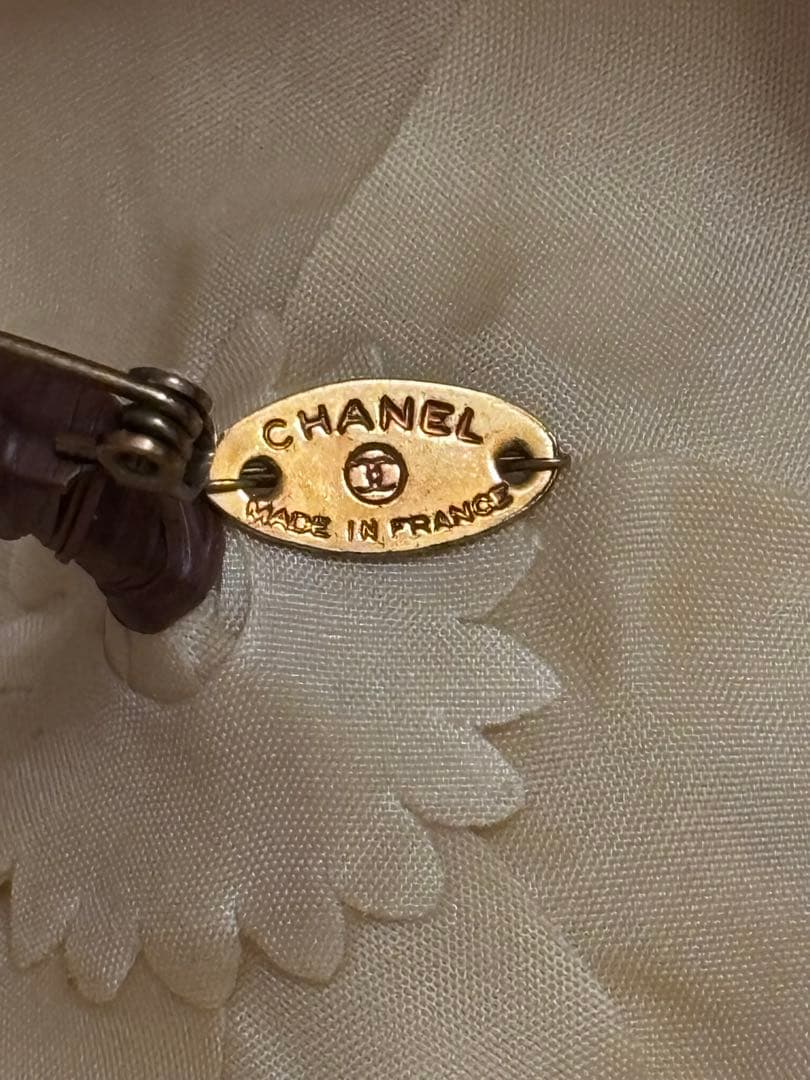 CHANEL シャネル カメリア ブローチ アイボリー系