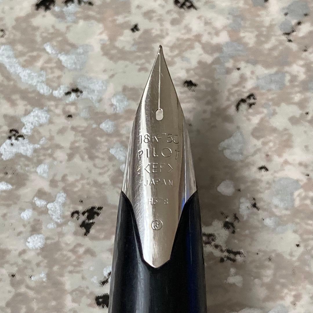 #210 オーバーホール済み 万年筆 パイロット PILOT 全格子 18k