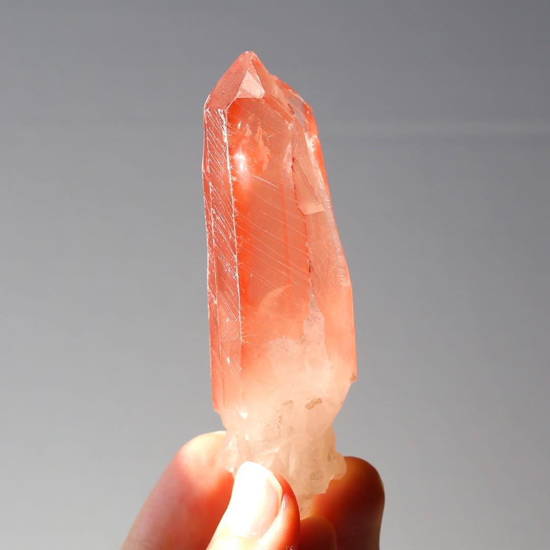 ソウルメイトツイン ディープピンクレムリアンシード 天然石 水晶 鉱物ツインレイ