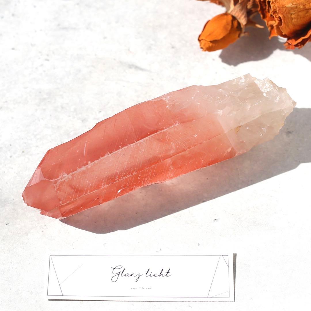 ソウルメイトツイン ディープピンクレムリアンシード 天然石 水晶 鉱物ツインレイ