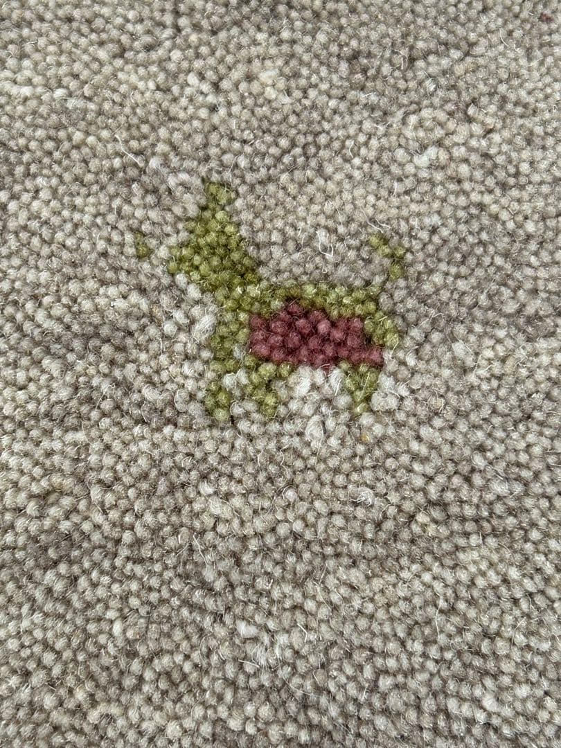 ギャッベ・タッセル付き刺繍ラグ・カーペット 5枚セット