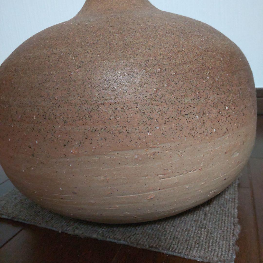 鶴くび大蕪　4　備前焼