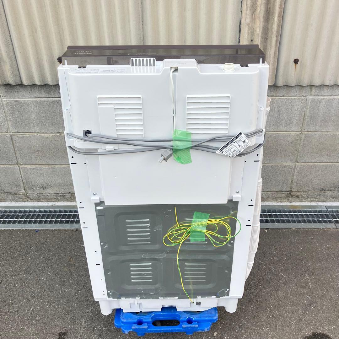 SHARP シャープ 洗濯乾燥機　ES-PU10C-T 2019年製