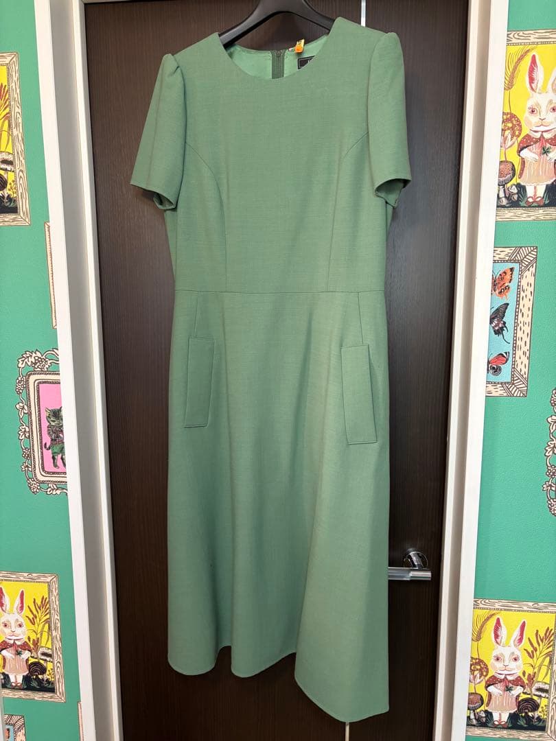 フォクシー 半袖 ひざ丈ワンピース 42