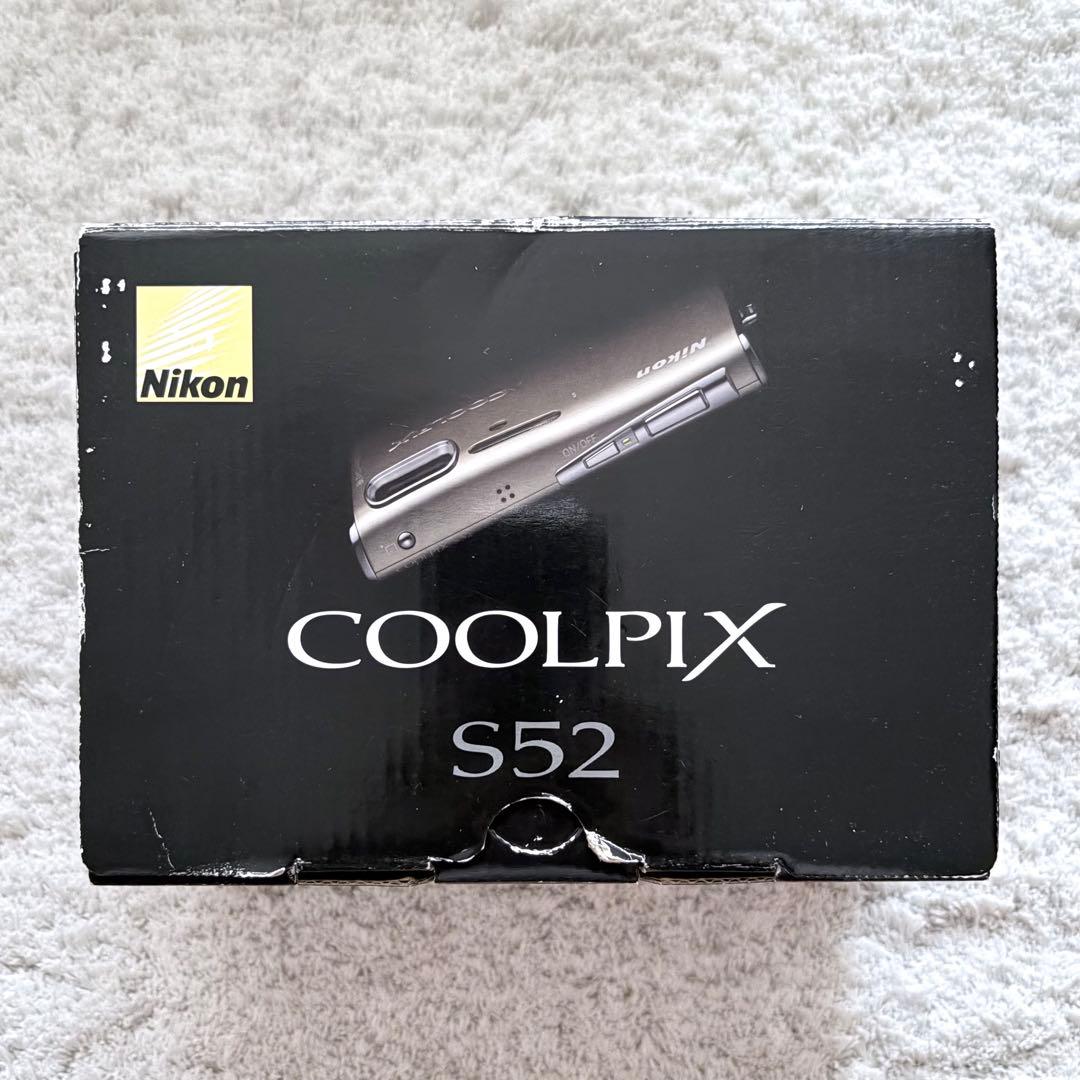 極上品【動作確認済】Nikon ニコン COOLPIX S52 レトロコンデジ