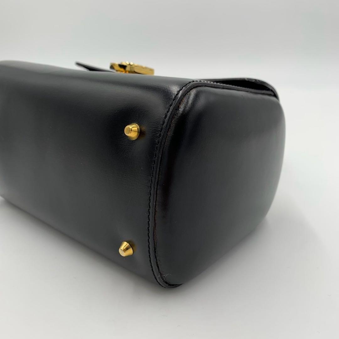 極美品 ロエベ トップハンドル ハンドバッグ アナグラム バニティ フォーマル