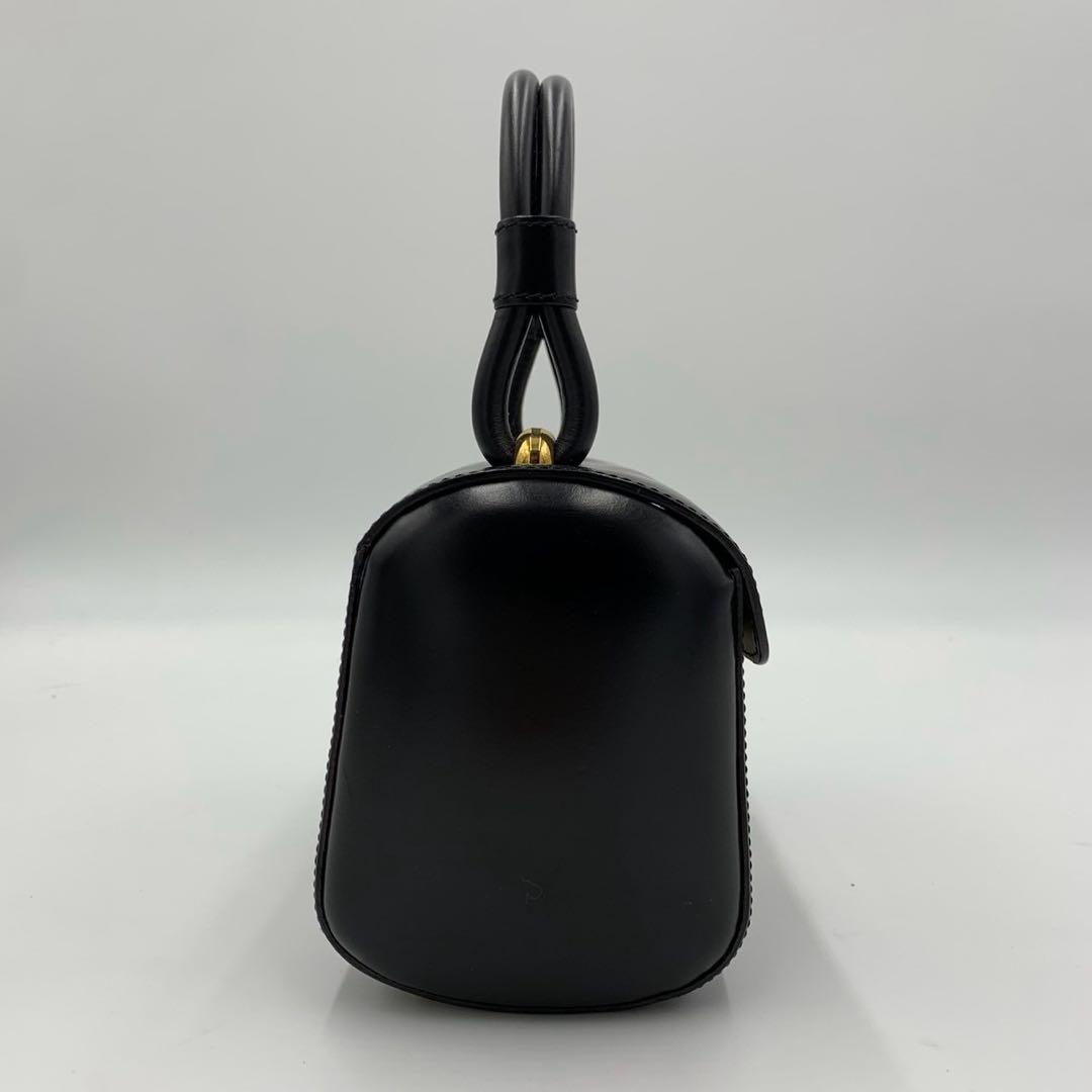 極美品 ロエベ トップハンドル ハンドバッグ アナグラム バニティ フォーマル