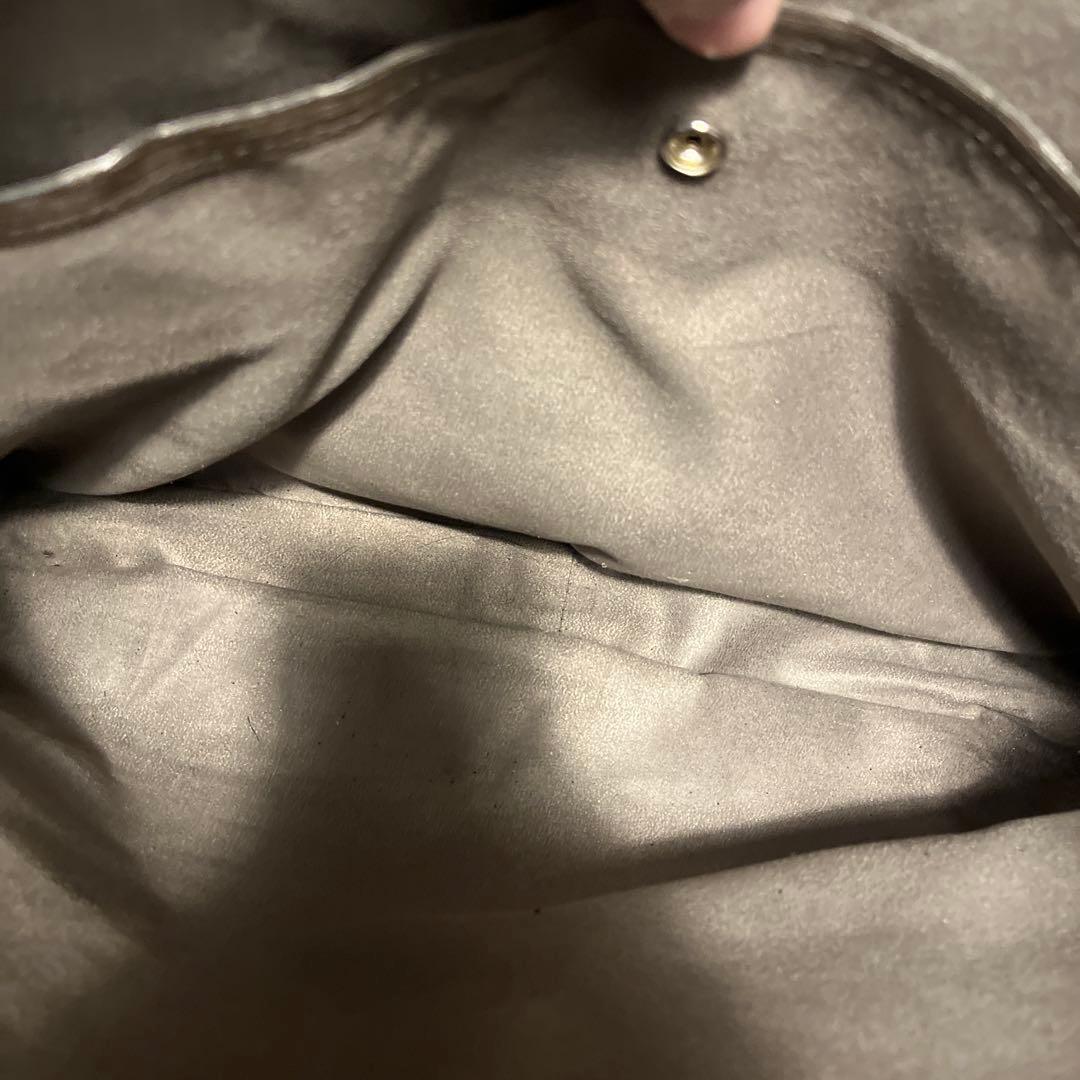 ペッレモルビダキャピターノ 2室タイプ 2way ブリーフケース茶ブラウン干場