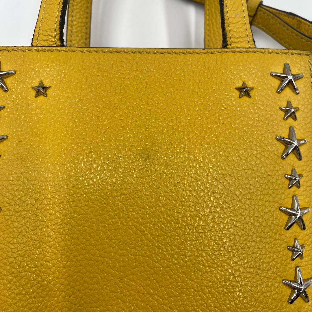 ジミーチュウ ブリア スタースタッズ 2WAY ミニ ハンドバッグ ショルダー